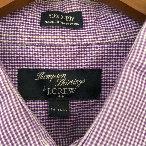 J. Crew Shirts J Crew Thompson Fit Dress Shirt In Purple Poshmark
